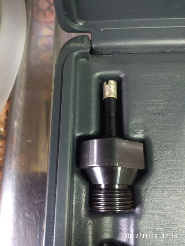 Kit accesorios de agua, diamante para taladro