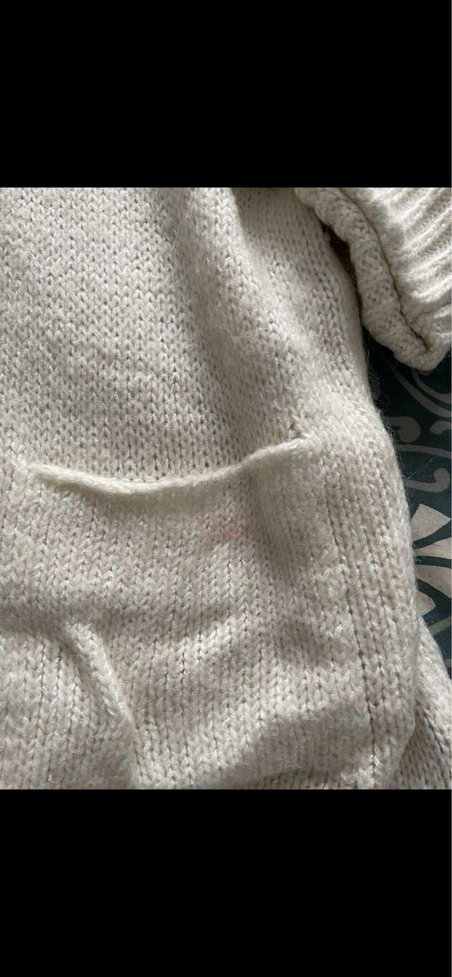 Chaqueta Beige Dutti XL Italian Yarn Mohair 9%