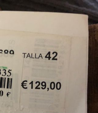 Pantalón pana sin estrenar Denim De Ville