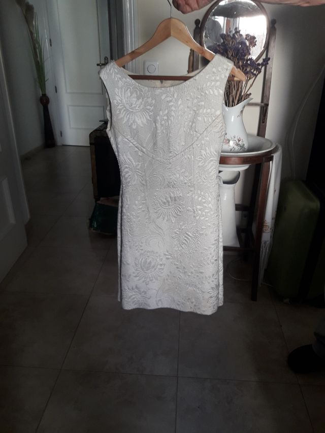 vestido y abrigo vintage