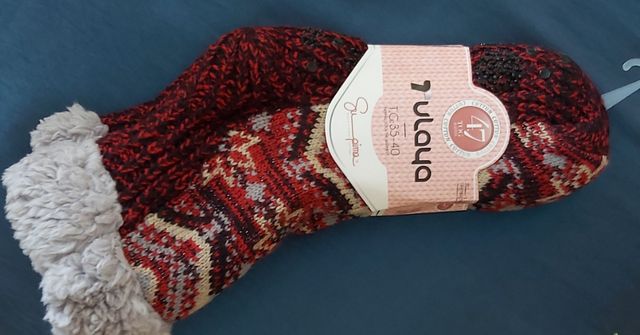 calcetines gruesos con borreguillo interior