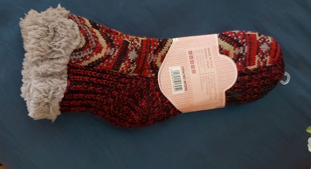 calcetines gruesos con borreguillo interior