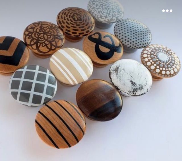 Pomos de madera 1€/unidad