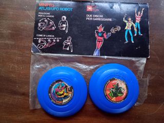 Atlas Ufo Robot dischi lancio Goldrake Toei