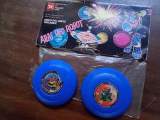 Atlas Ufo Robot dischi lancio Goldrake Toei