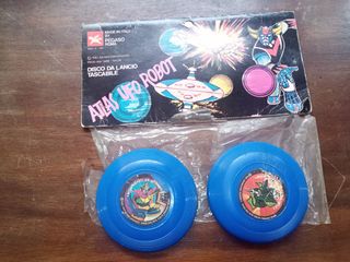 Atlas Ufo Robot dischi lancio Goldrake Toei