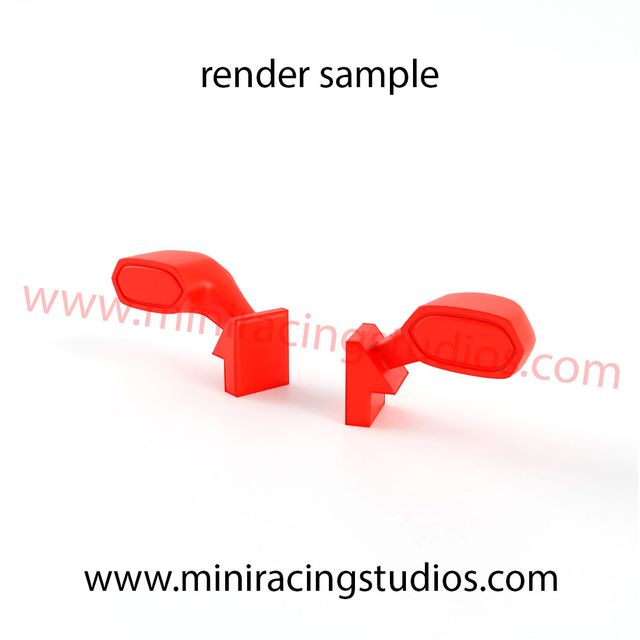 Retrovisores 3D Audi RS5 Scalextric DTM