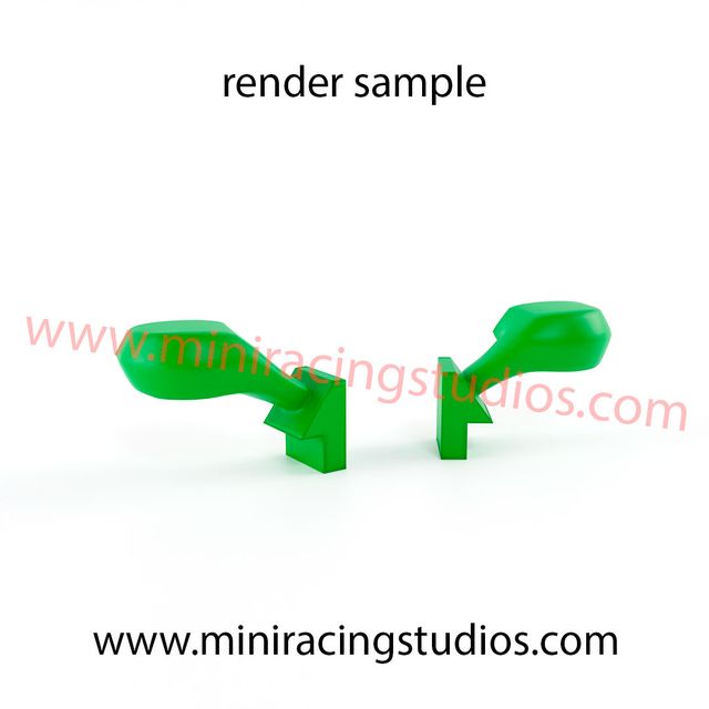 Retrovisores 3D Audi RS5 Scalextric DTM