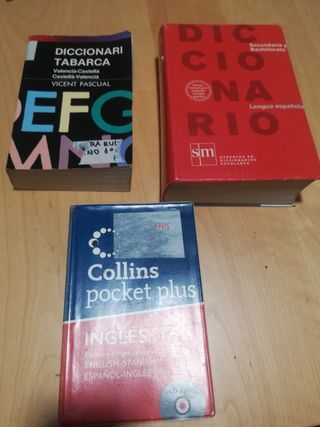 Diccionarios de inglés valenciano y lengua  