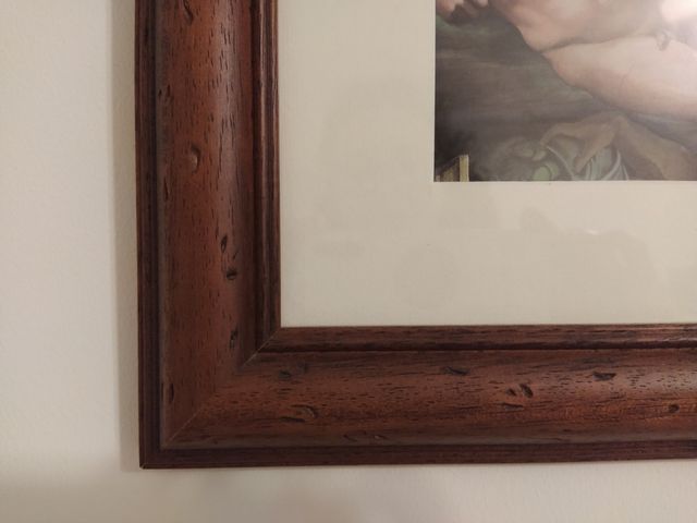 Pareja de cuadros con laminas de Capilla Sixtina