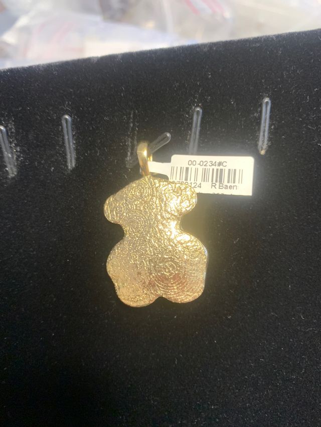 Colgante de plata dorada 925