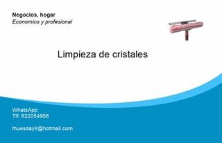 Limpieza de cristales