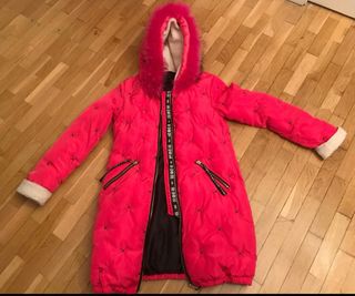 Chaqueta-anorak rosa fucsia 