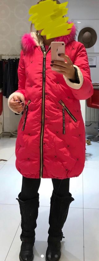 Chaqueta-anorak rosa fucsia 