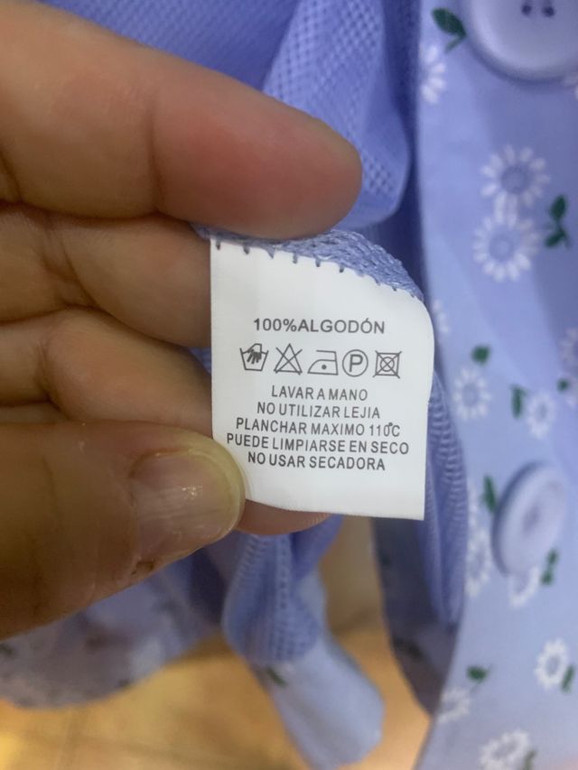 Gabardina azul talla 42