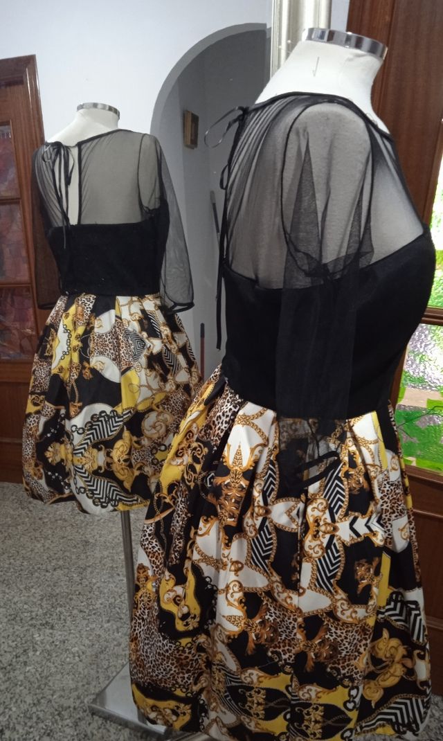 vestido corto, fiesta, invitada,