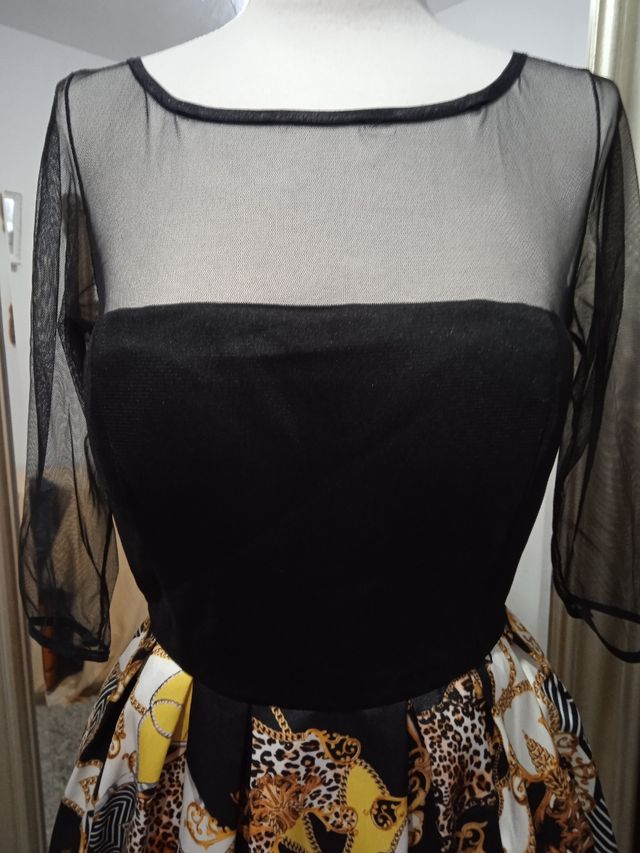 vestido corto, fiesta, invitada,