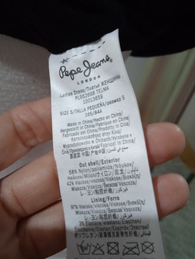 vestido corto Pepe Jeans x Dua Lipa