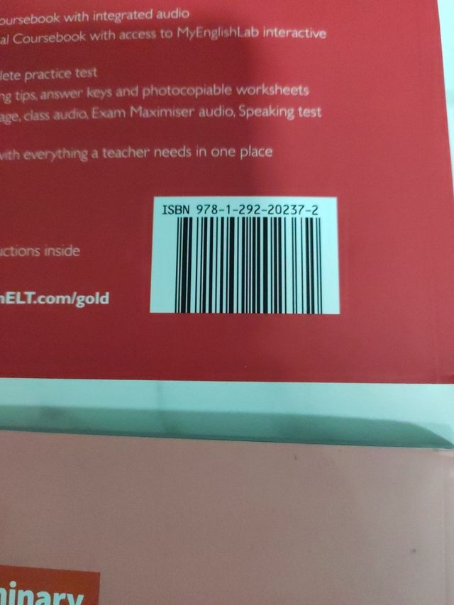 libros de inglés Gold