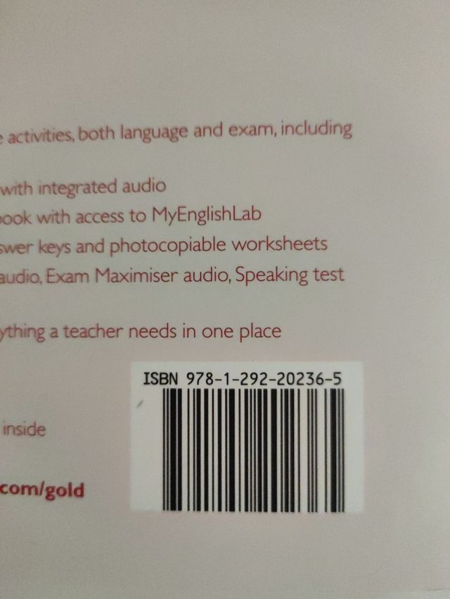 libros de inglés Gold