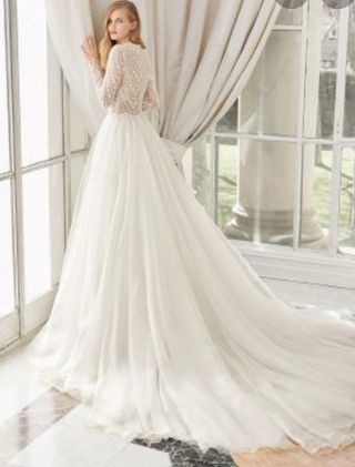 Vestido de novia manchester rosa clará 