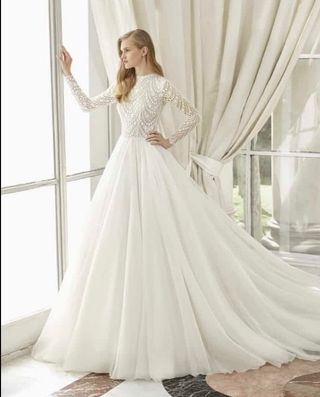 Vestido de novia manchester rosa clará 