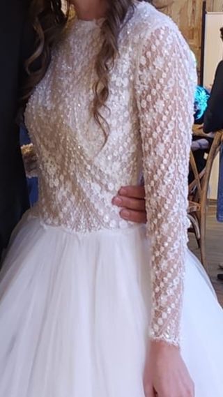 Vestido de novia manchester rosa clará 