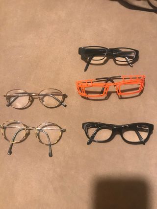 Monturas para gafas graduadas, entre 30-50€ c/u