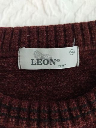 Jersey hombre burdeos 