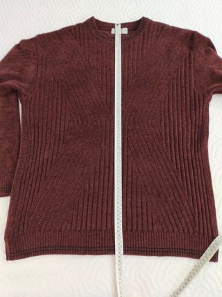Jersey hombre burdeos 