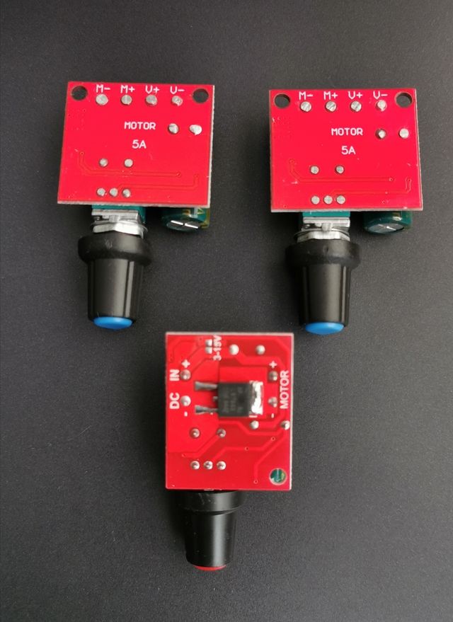 LOTE 3 Mini Reguladores motores DC 530V de segunda mano por 15 EUR en