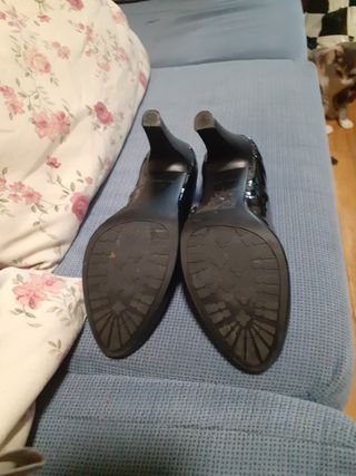 zapato tacon negro número 40