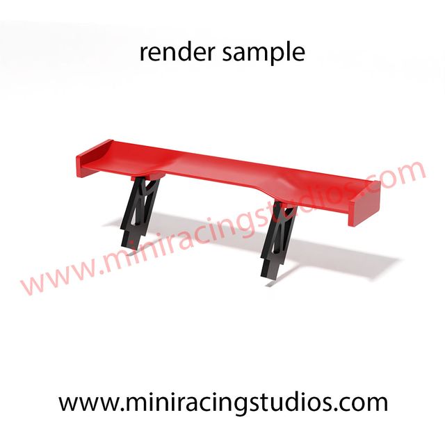 Alerón 3D Porsche 997 Flyslot