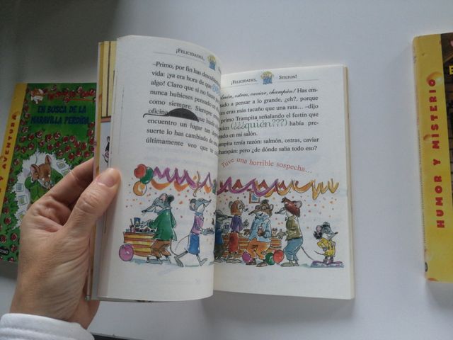 Lote 3 libros tapa blanda Geronimo Stilton