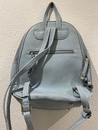 Mochila azul claro