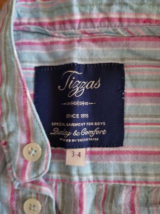 pantalón/camisa niño talla 3/4
