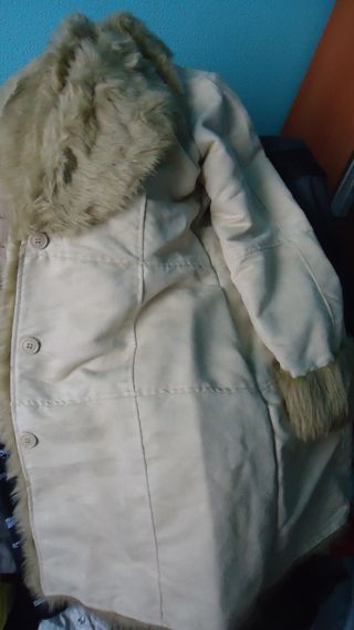 Abrigo de Ante Beige