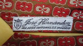 Corbata Seda Natural Marrón