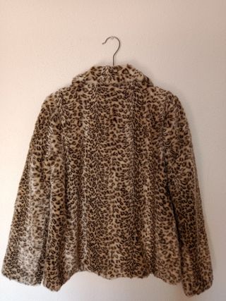 Abrigo niña, leopardo  