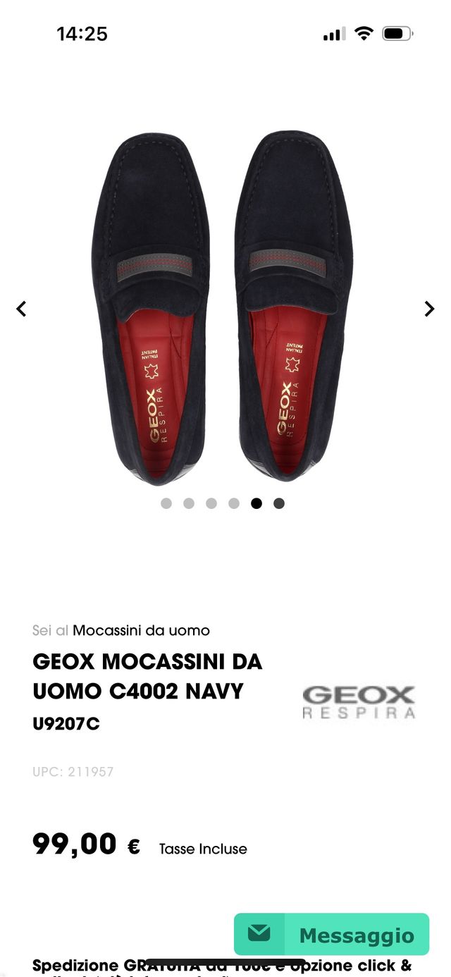 Mocassini Oxford Geox...