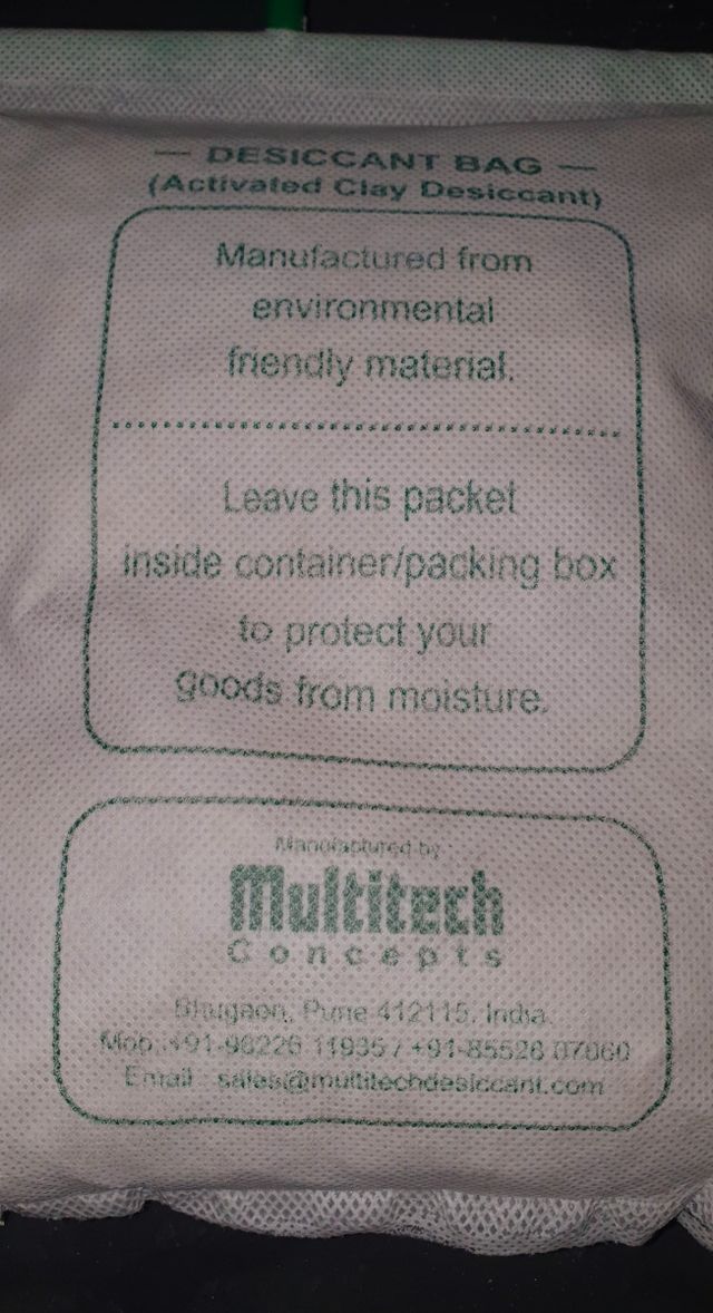 DESHUMIFICACION BOLSAS