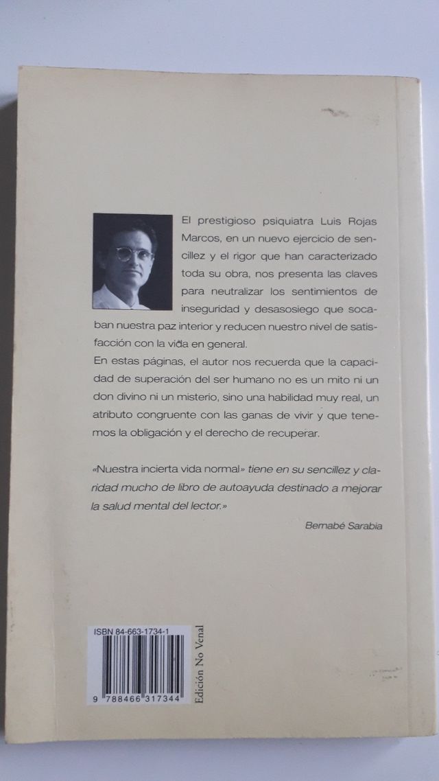 Nuestra incierta vida normal Luis Rojas Marcos