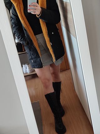 Cazadora reversible con capucha 