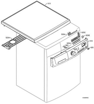 Despiece lavadora Electrolux ewf107410w