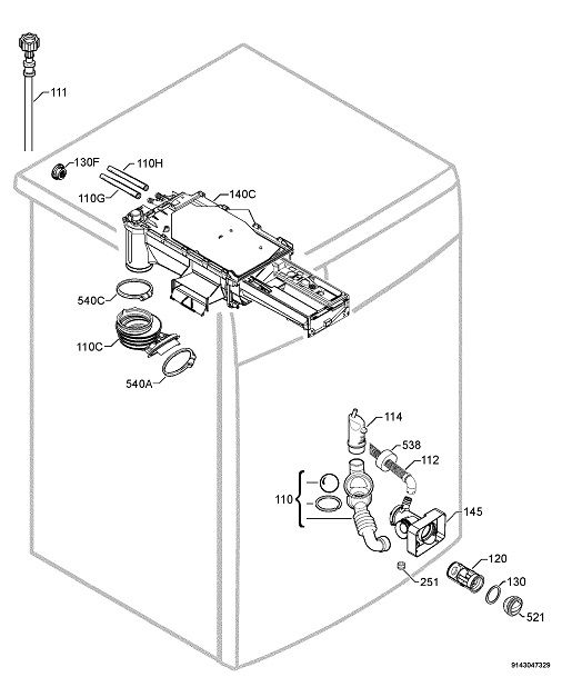 Despiece lavadora Electrolux ewf107410w