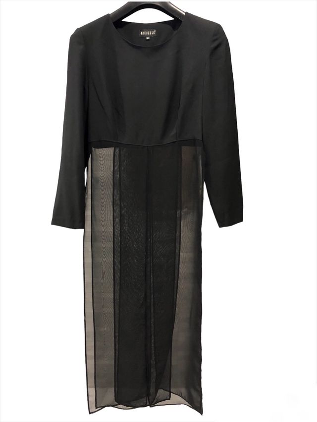 Camisa fiesta con capas transparentes