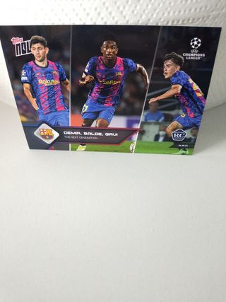 Gavi Balde Demir Rookie Topps Barcelona 
