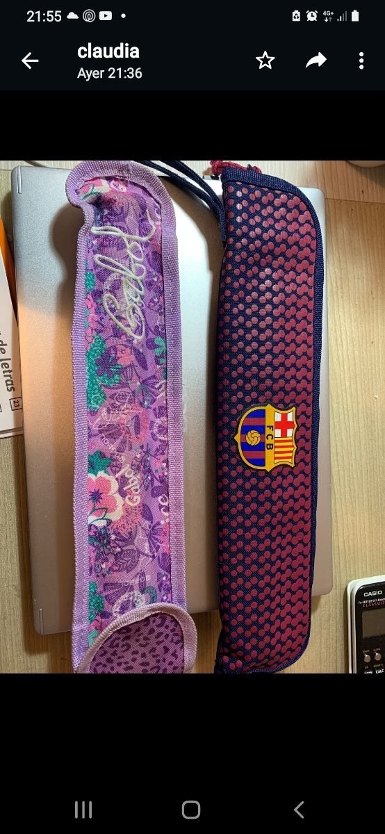 Fundas para flauta 5€ cada una.