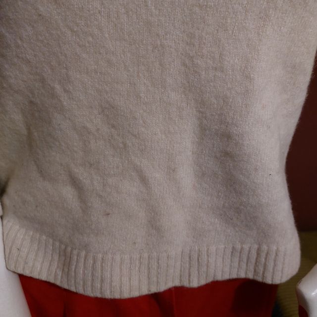 Jersey lana Zara talla M crema