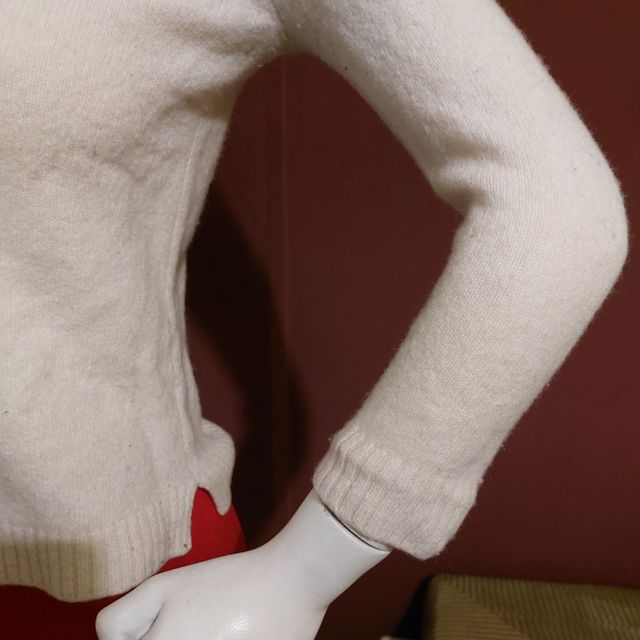 Jersey lana Zara talla M crema